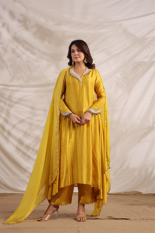 Pankh Anarkali Embroidered Kurta Set