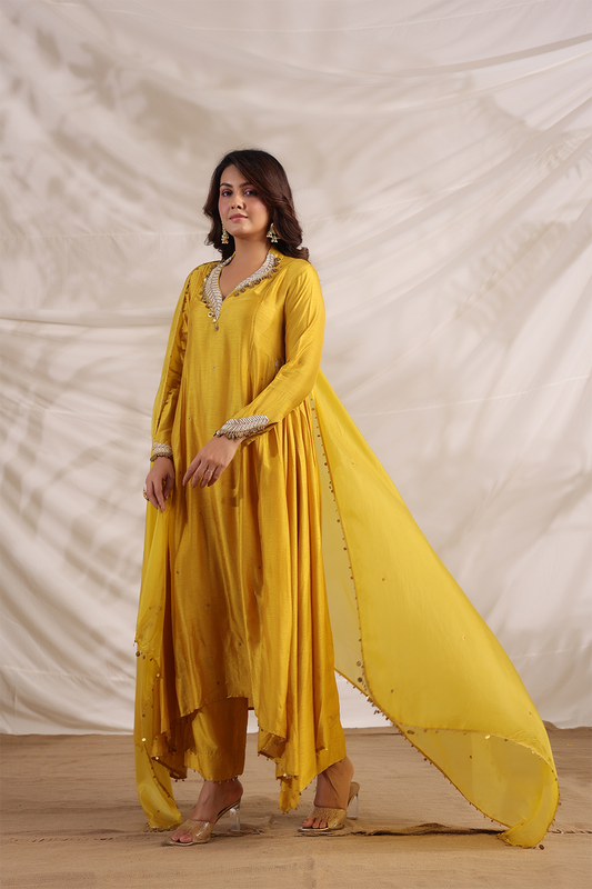 Pankh Anarkali Embroidered Kurta Set