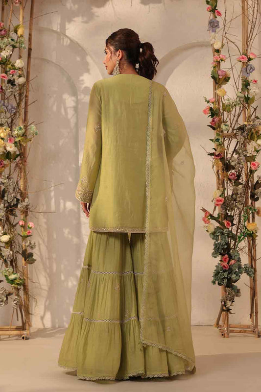 Vaayu Green Sharara Set