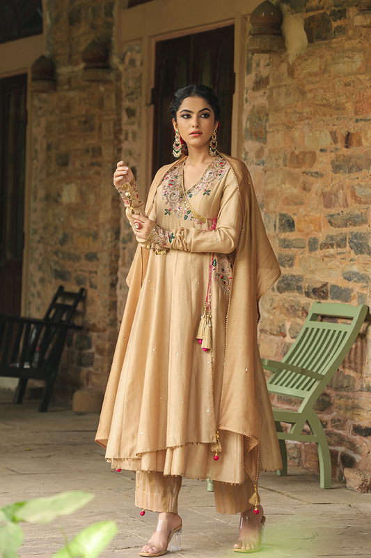 Zardozi Paisley Anarkali