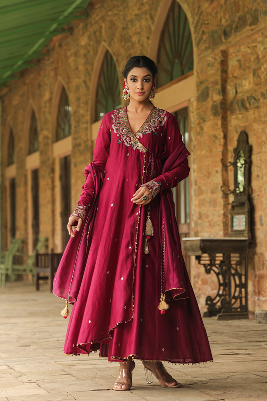 Zardozi Paisley Anarkali