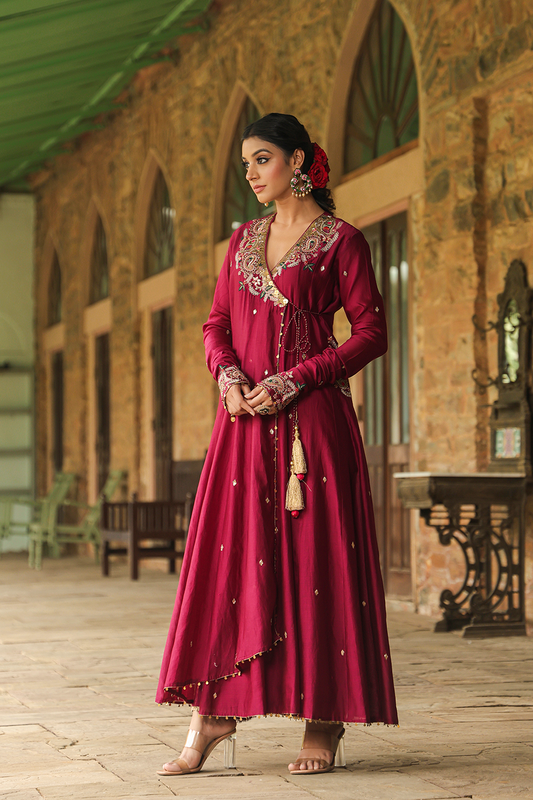 Zardozi Paisley Anarkali