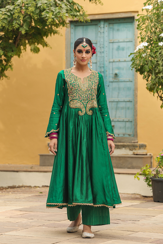 Bird Embroidered Frockstyle