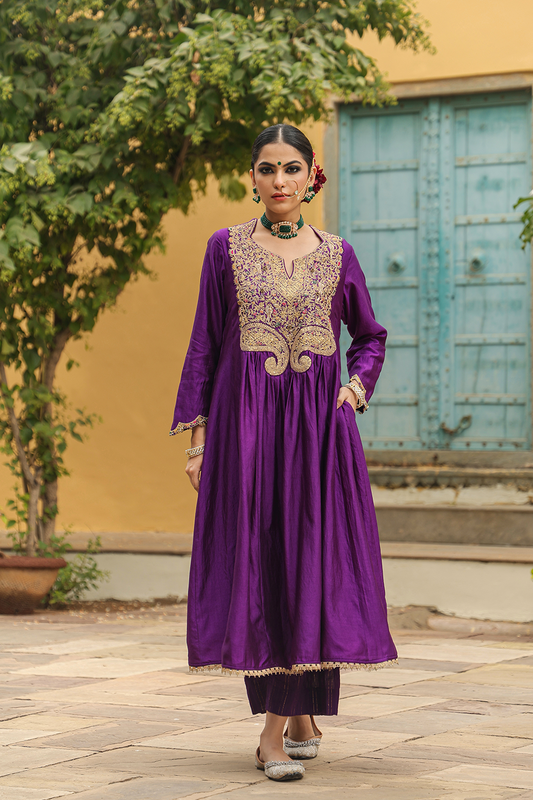 Bird Embroidered Frockstyle