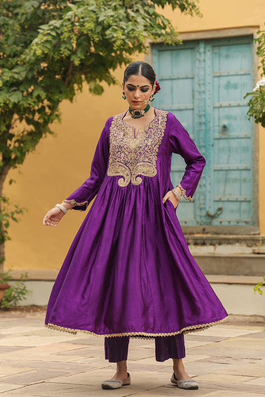 Bird Embroidered Frockstyle