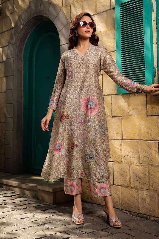 Mughal Phool Kurta Set