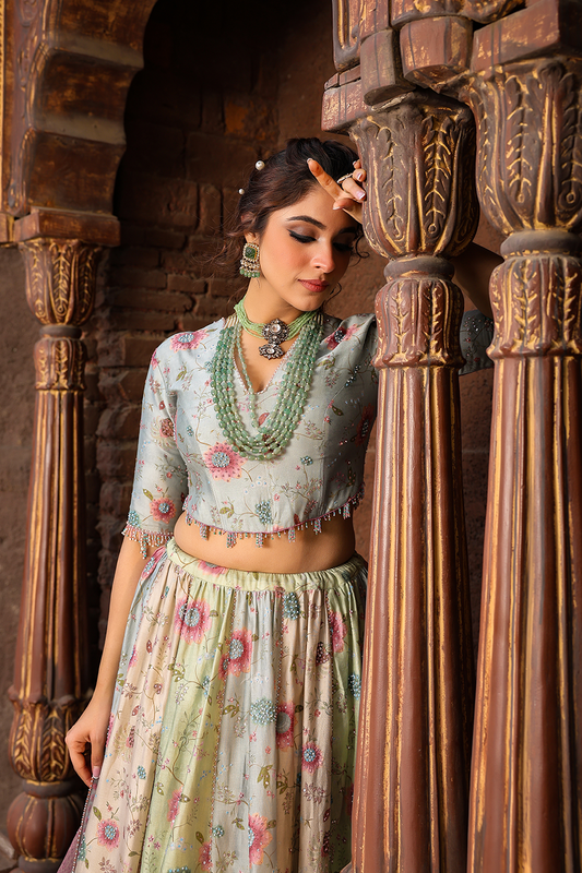 Mughal Sorbet Lehenga