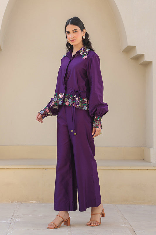 Purple Orchid Co-ord Set