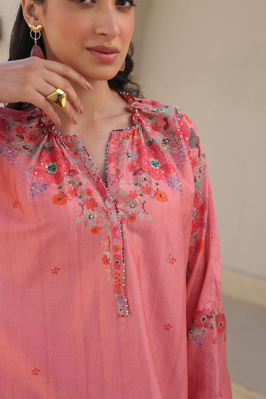 Pink Bahar Shoulder Top