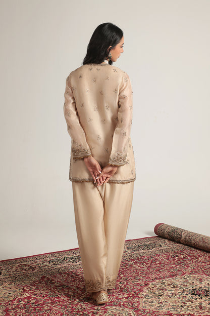 Zar:Rang Short Farshi Kurta Set