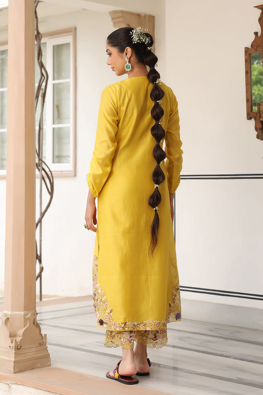 Gulzar Yellow Farshi Kurta Set