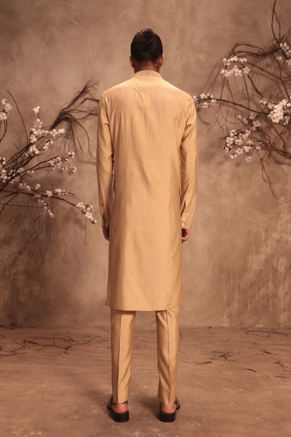 Nazakat Ivory Applique Buti Kurta Set