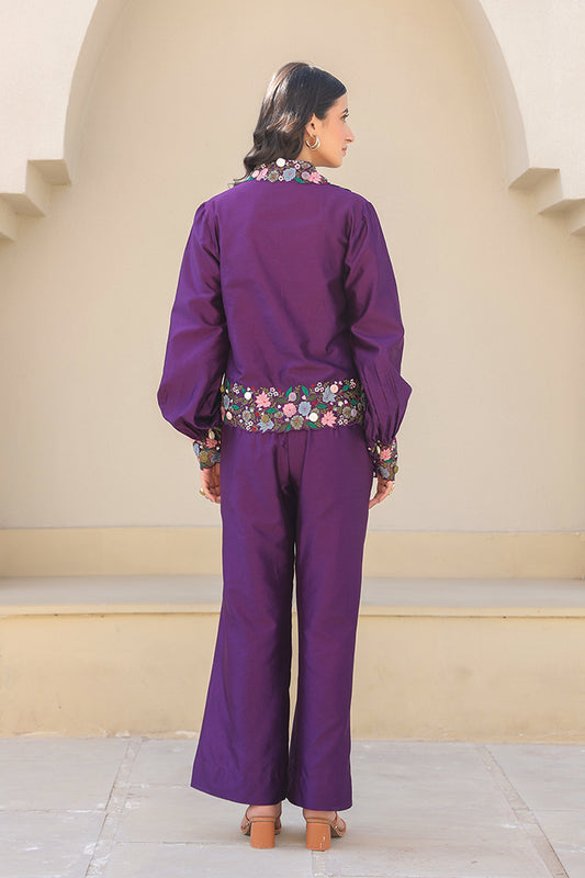 Purple Orchid Co-ord Set