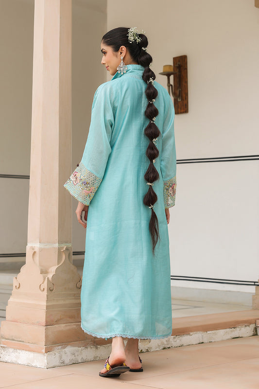 Gulzar Blue Collar Kurta Set