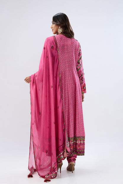 Blossom Pink Angrakha Set
