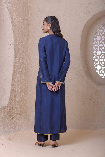 Rangrez Blue Phool Kurta Set