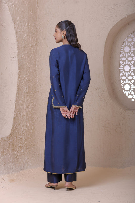Rangrez Blue Phool Kurta Set