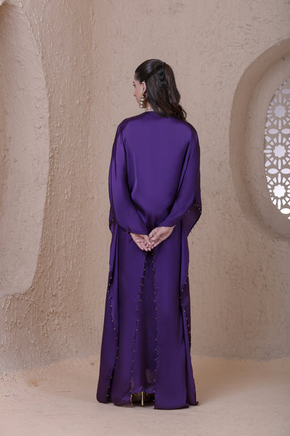 Rangrez Purple Kaftan Set