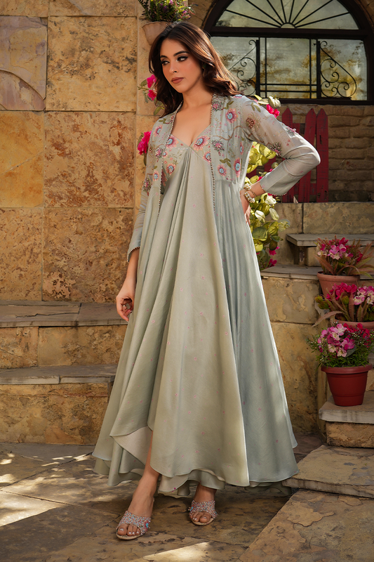 Mughal Jacket Set