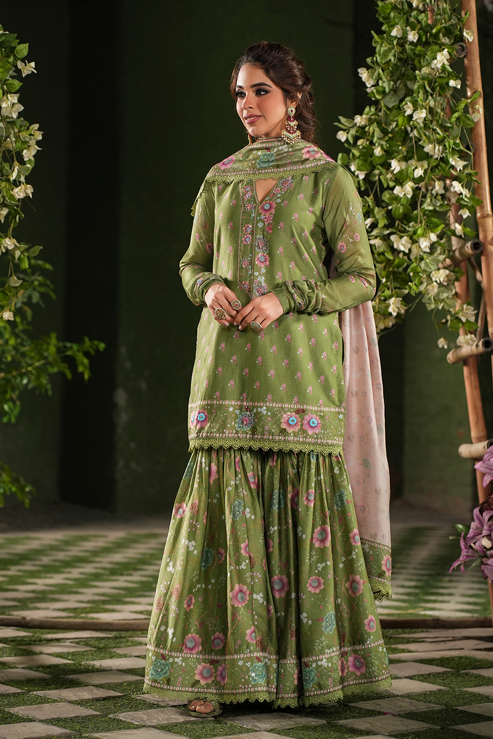 Mughal Sharara Set