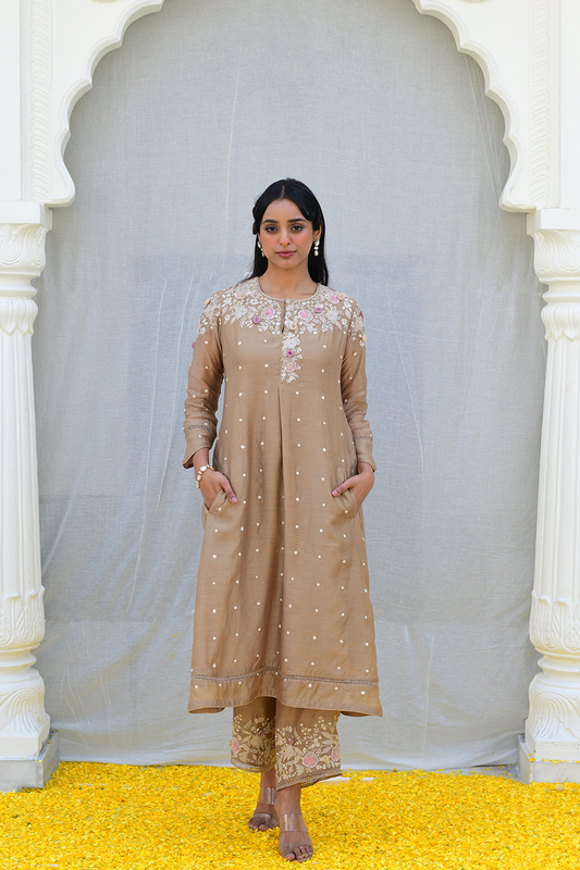 Ivory Light Long Kurta