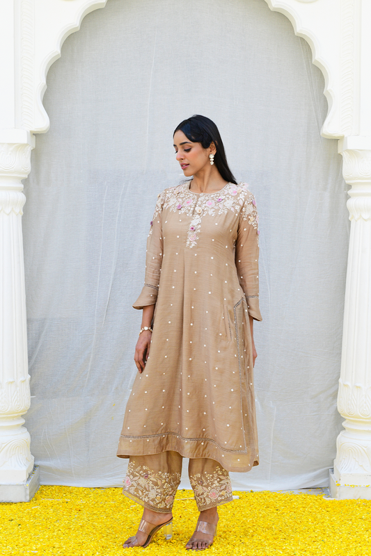 Ivory Light Long Kurta