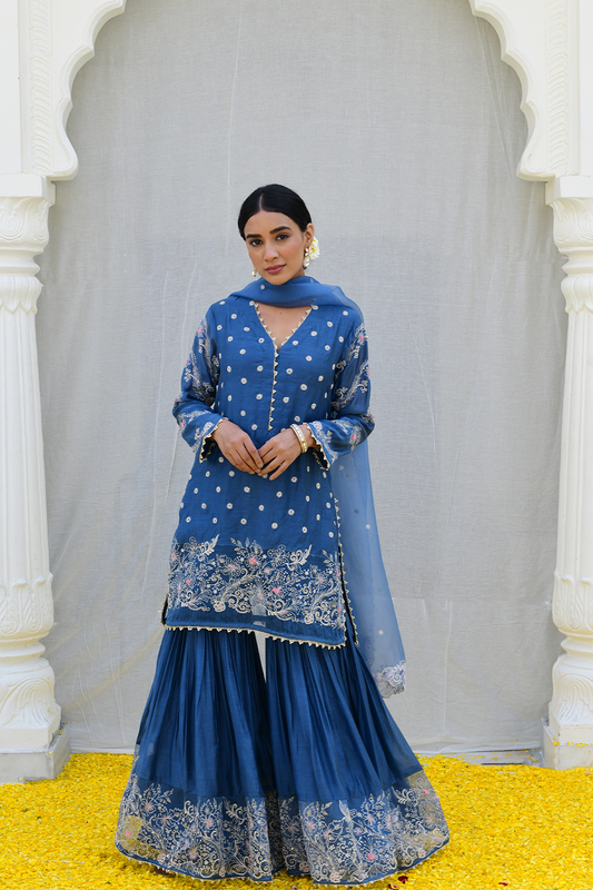 Jean Blue Reef Heavy Sharara
