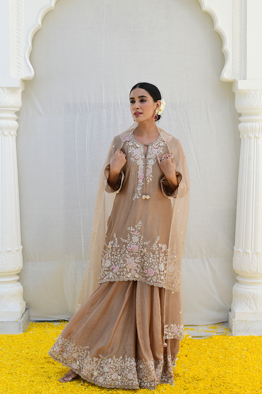 Ivory Heavy Sharara