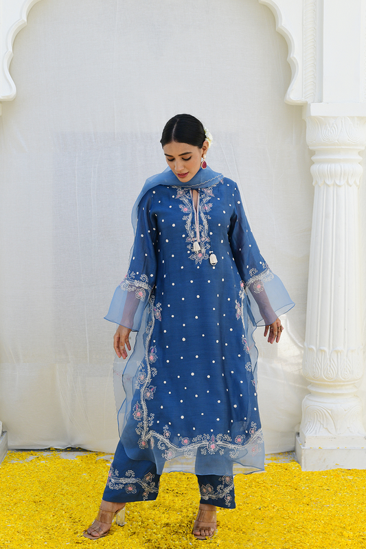 Jean Blue Reef Long Kurta