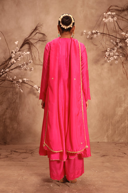 Nazakat Hot Pink Kalidaar Set