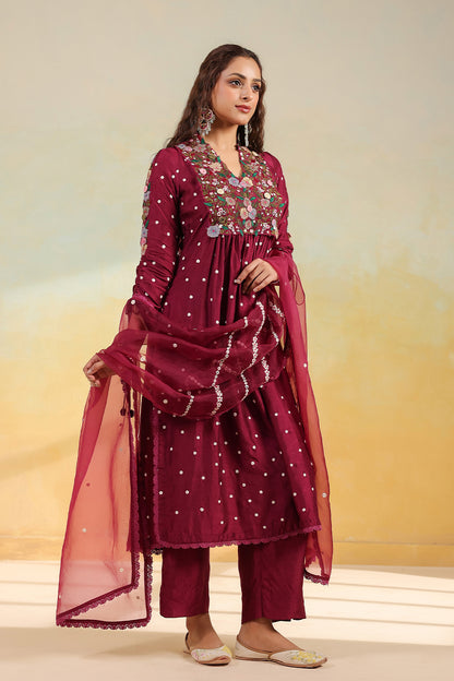 Wine Orchid Frockstyle