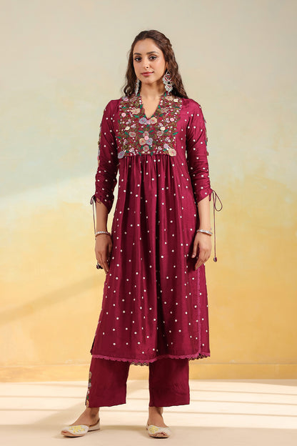 Wine Orchid Frockstyle