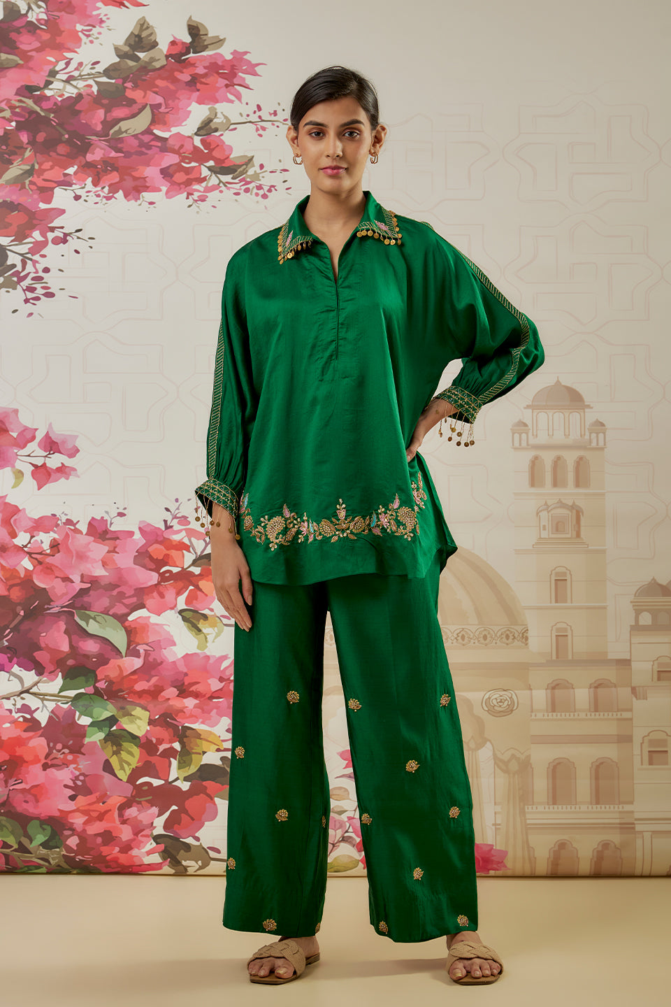 Riwayat Emerald Green Cord Set