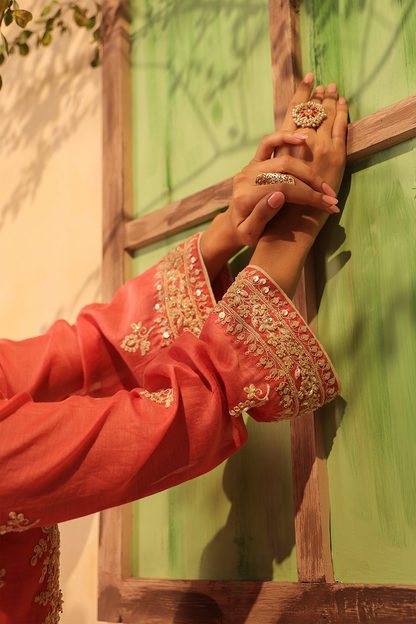 Vaayu Pink Sharara Set