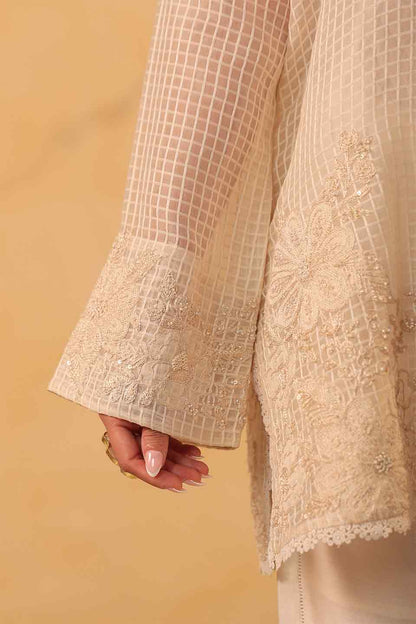 Vaayu Ivory Heavy Applique Co-Ord Set