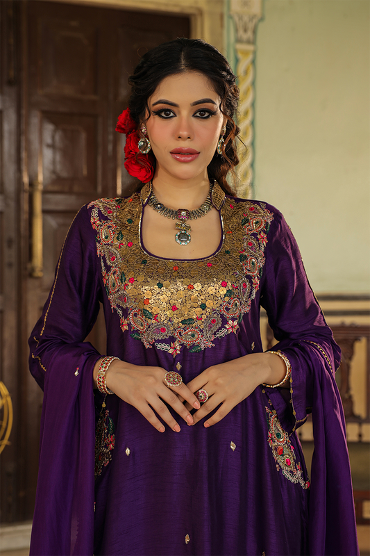 Zardozi Paisley Matka Neck (Pocket)