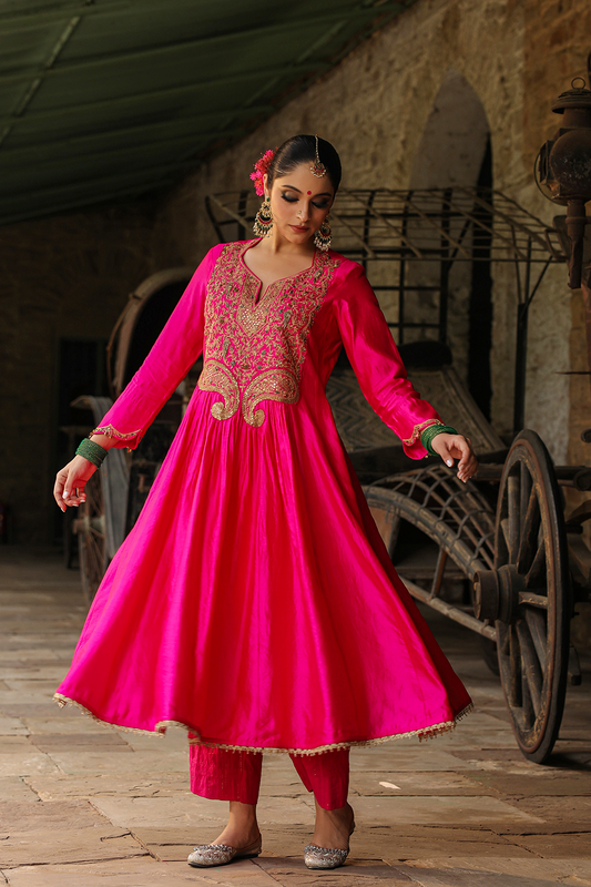 Bird Embroidered Frockstyle