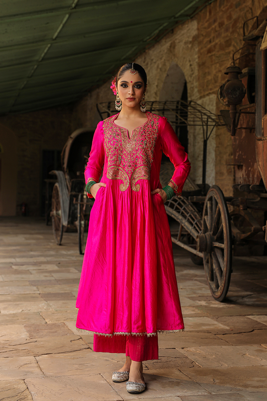 Bird Embroidered Frockstyle