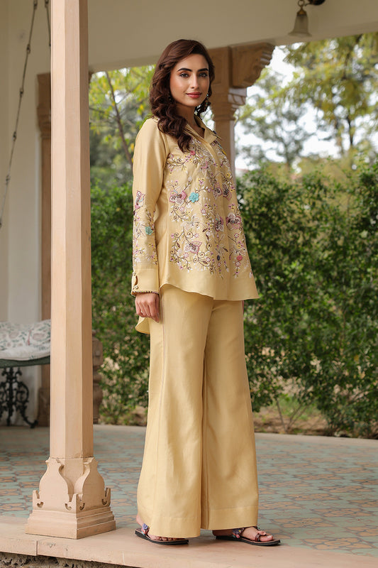 Gulzar Ivory Jaal Co-ord Set