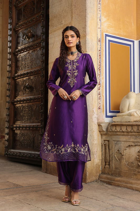 Riwayat Heavy Long Kurta Set