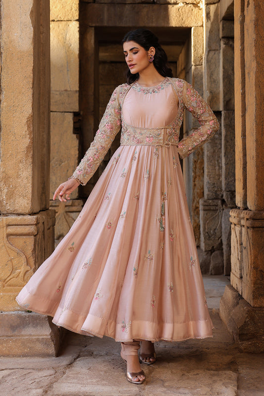 Vaayu Light Pink Heavy Koti Anarkali Set