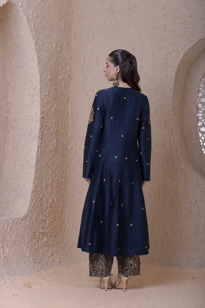 Rangrez  Blue Kalidar Set