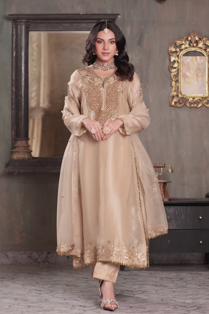 Zar:Rang Ivory Straight Kurta Set