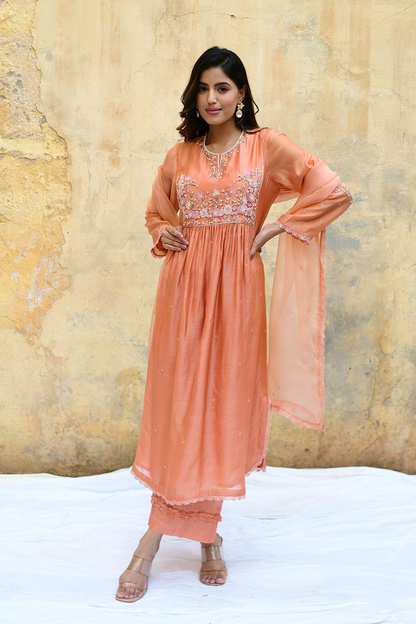 Peach Mystic Knot Frockstyle