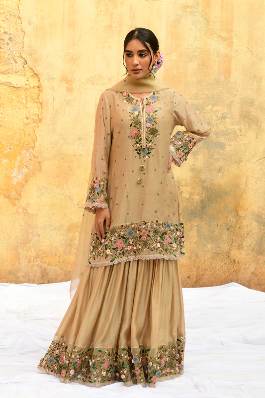 Ivory Orchid Sharara