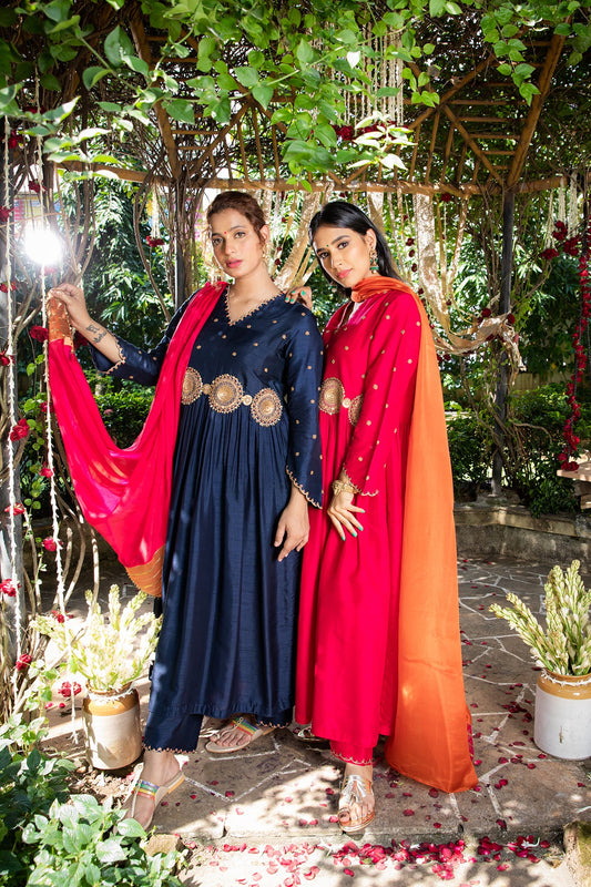 Pink Mandala Kurta Set